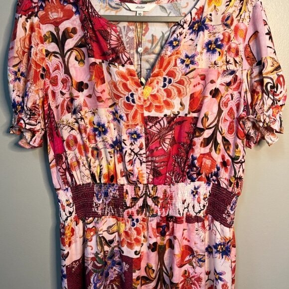Atelier Floral Maxi Dress Size 10 - Picture 3 of 9